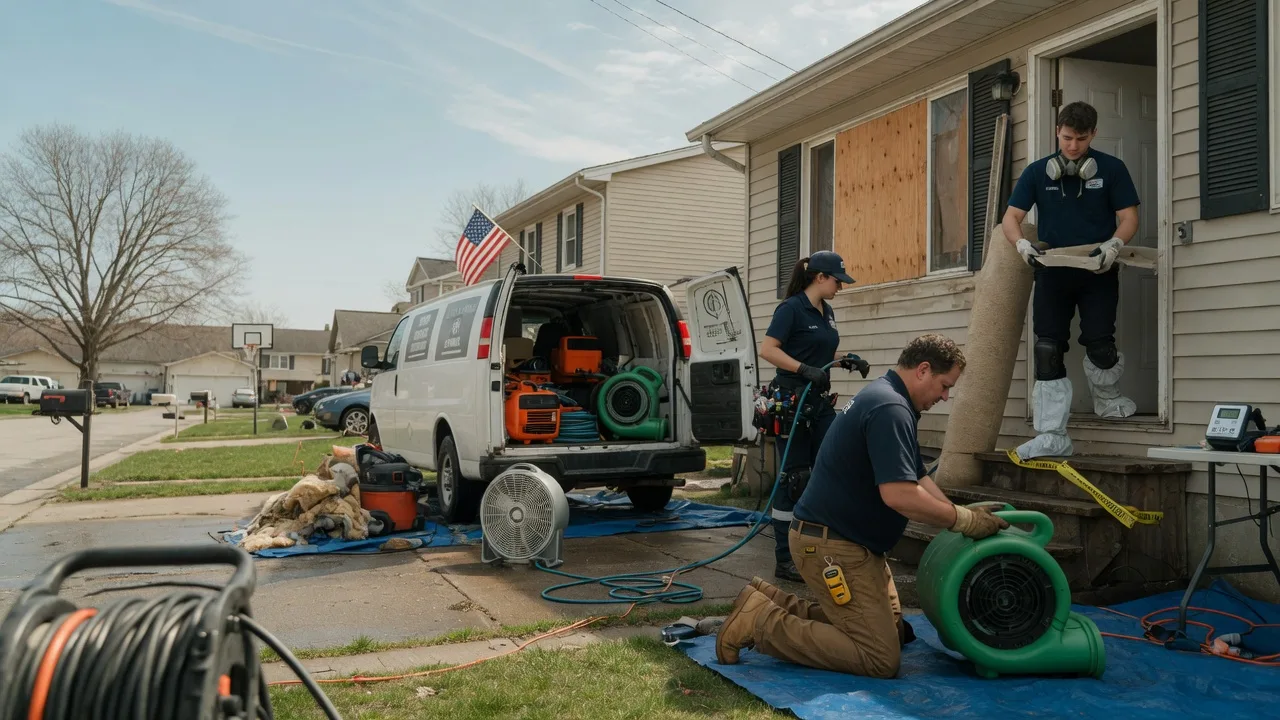 Water Damage Restoration in Varna, IL near me